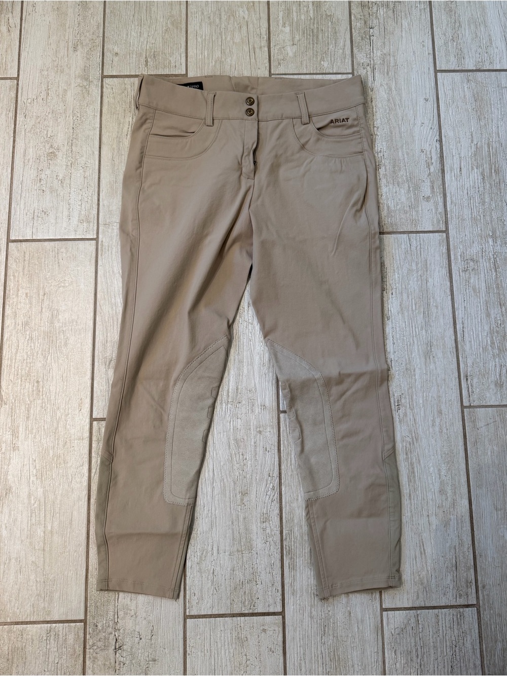 Ariat pro series tan breeches